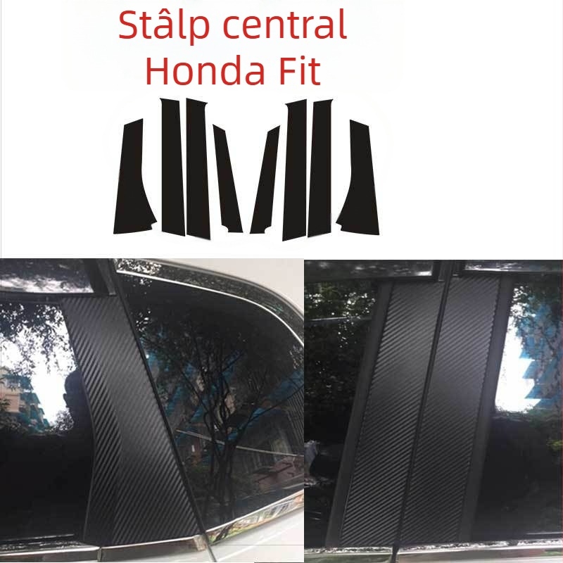 Folie decorativă din fibră de carbon pentru consola centrală interioară – adeziv pe dos, personalizare disponibilă, stil auto special