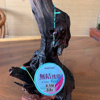 Set linie principală pentru pescuit, fără noduri, linie din nailon, 3,6–7,2 m, pentru crap sălbatic și crap mare