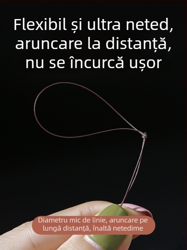 Linie principală de pescuit, material PE, rezistență 100, cutie cu 100 bucăți