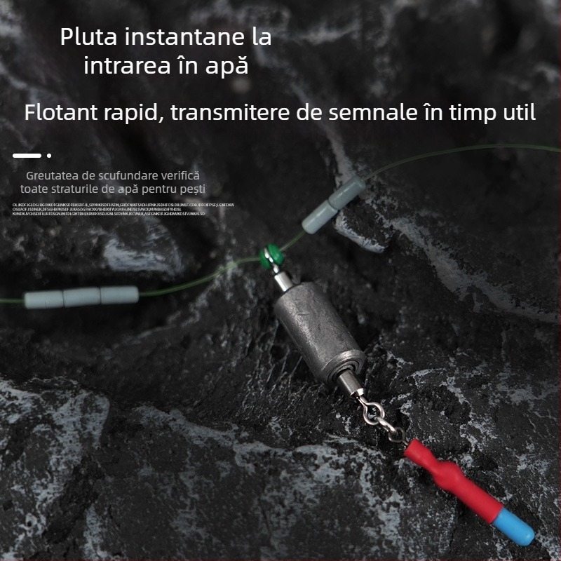 Set Fly Lead Line, legat manual pentru crap și caras, 12 m fir nylon, linie principală