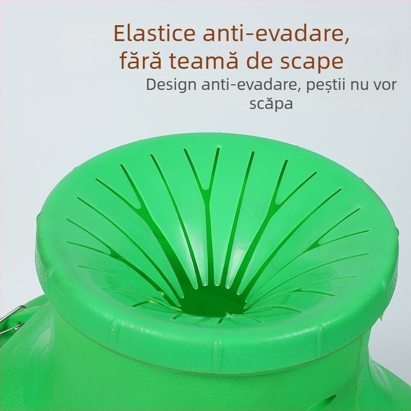 Coș mare din plastic pentru pescuit – capturarea peștelui și altor vietăți acvatice — Marcă: Jieling Fishing, Material: Altul