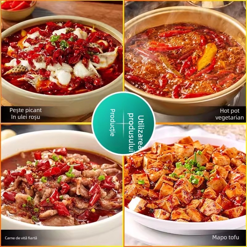 Fat Boy Condiment iute de pește, bază de hot pot ambalaj în butoi, utilizare comercială, valabilitate 12 luni, ambalaj în 2 cutii