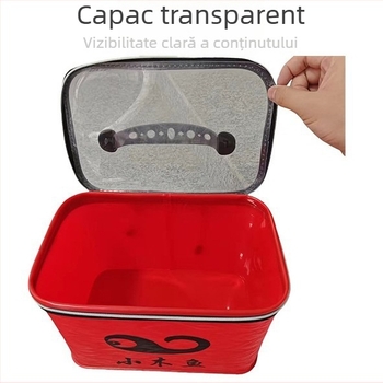 Găleată pliabilă EVA pentru pescuit și păstrarea peștelui viu