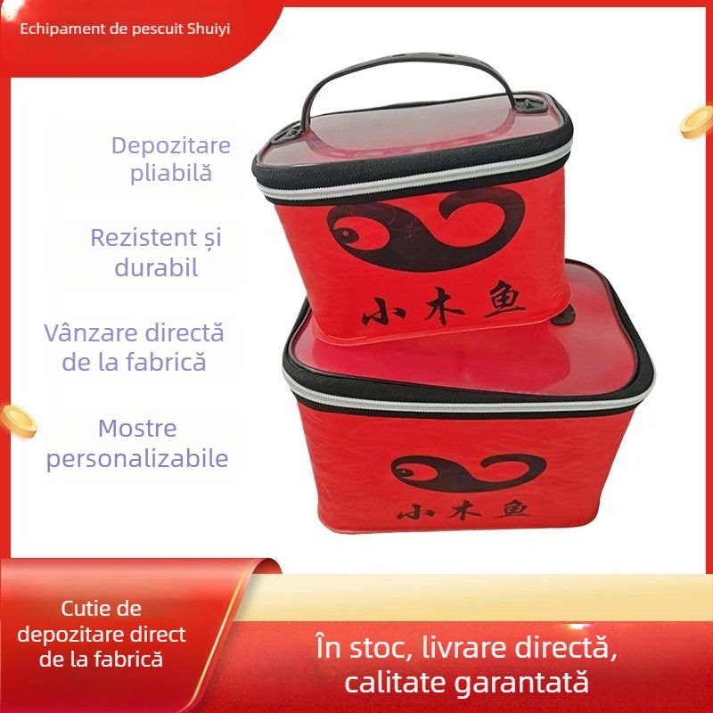 Găleată pliabilă EVA pentru pescuit și păstrarea peștelui viu