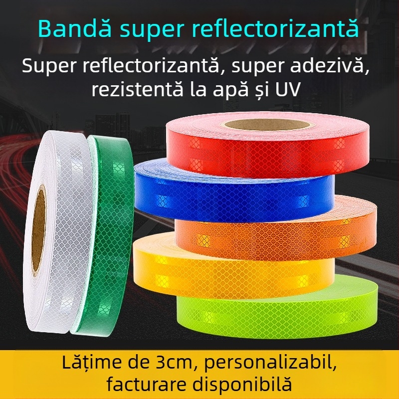 Autocolant reflectorizant pentru mașină Yin zhen, material adeziv, modelul așa cum se vede, montare: adeziv, procesare și personalizare: Da