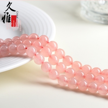 Bile naturale de cuarț roz – mărgele libere lustruite pentru bijuterii DIY, design original, lansare 2021