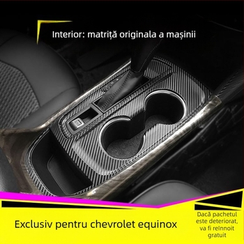Decorațiune interioară din fibră de carbon pentru Chevrolet Equinox – model zgârieturi, montaj magnetic, panouri laterale, personalizare disponibilă