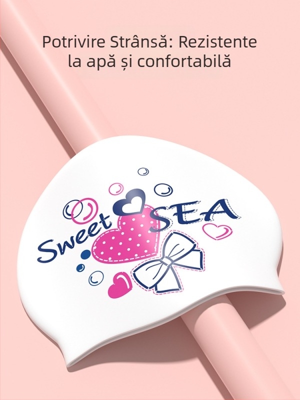 Pălărie de înot din silicon, imprimată, pentru adulți, pentru înot și activități acvatice, Origine Guangdong