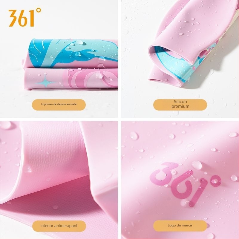 361 Șapcă de înot pentru copii din silicon cu model desen animat