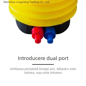 Pompa de aer cu pedală pentru obiecte gonflabile — potrivită pentru inele de înot, baloane, găleți gonflabile, căzi și bazine (Lingxiang)