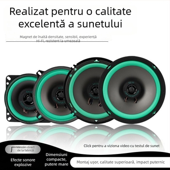 Boxă auto coaxială – sunet pe întregul interval, mid-bass și tweeter
