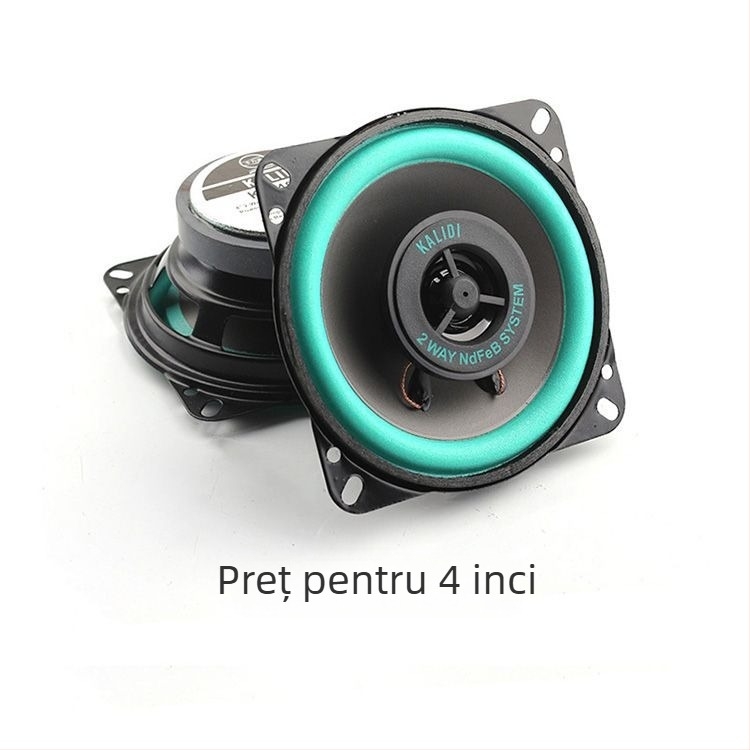 Boxă auto coaxială – sunet pe întregul interval, mid-bass și tweeter