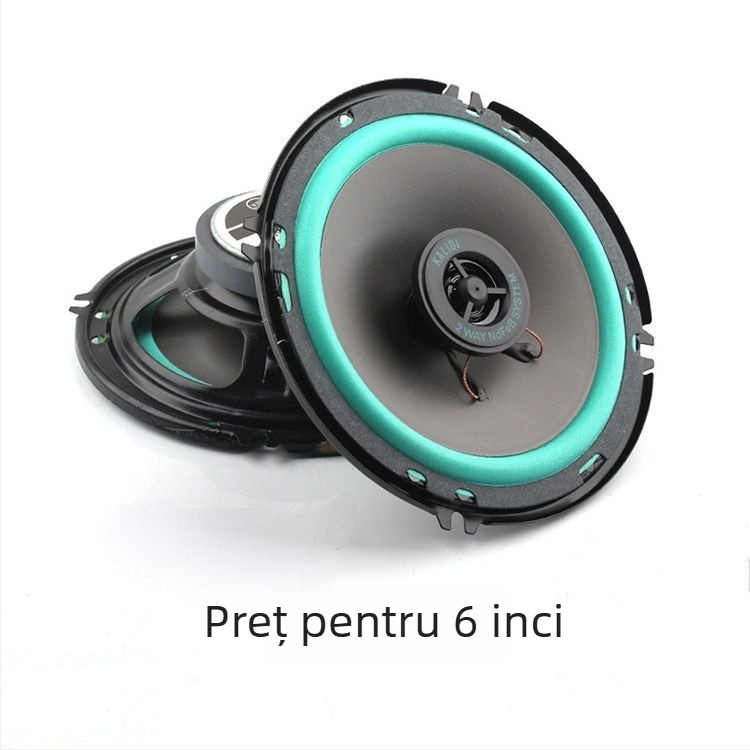 Boxă auto coaxială – sunet pe întregul interval, mid-bass și tweeter