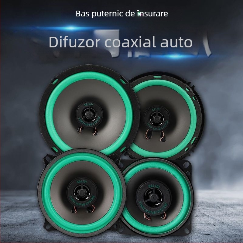 Boxă auto coaxială – sunet pe întregul interval, mid-bass și tweeter