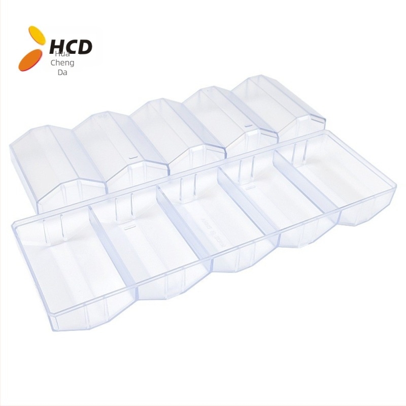 Ramă acrilică pentru cutie de jetoane — HCD chips, pachet 50, personalizabil, pentru șah și jocuri de cărți (Material: Acrilic; Brand: HCD chips; Ambalaj: 50; Personalizare: Da; Potrivit pentru: Șah și jocuri de cărți)