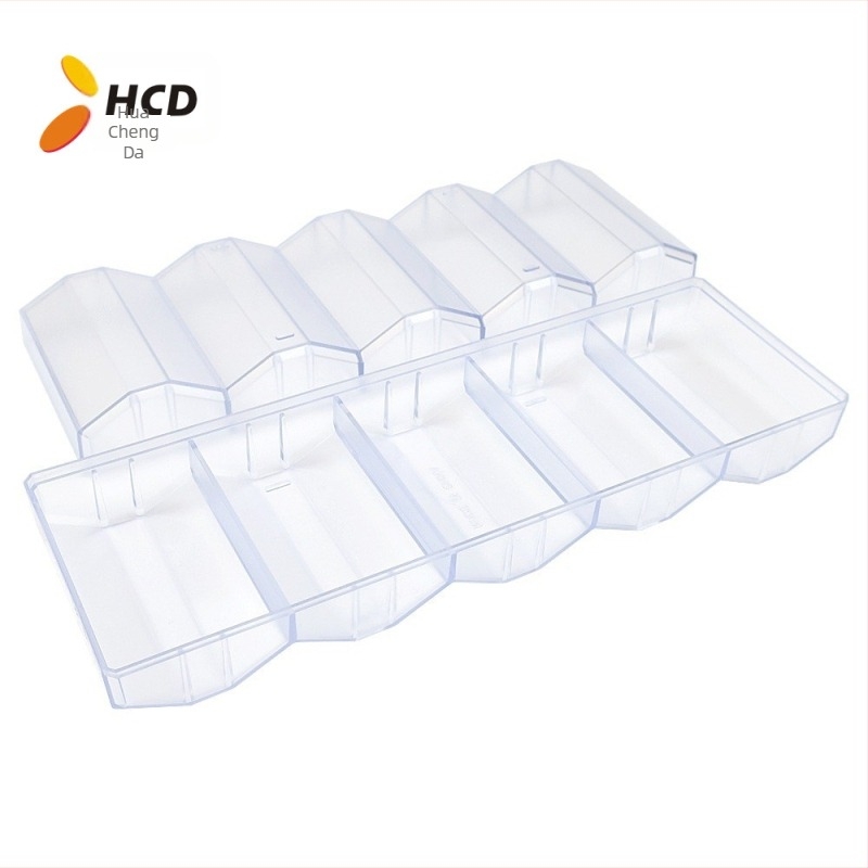 Ramă acrilică pentru cutie de jetoane — HCD chips, pachet 50, personalizabil, pentru șah și jocuri de cărți (Material: Acrilic; Brand: HCD chips; Ambalaj: 50; Personalizare: Da; Potrivit pentru: Șah și jocuri de cărți)