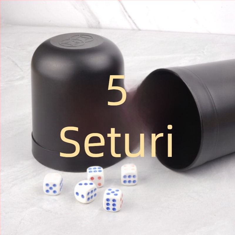 Set de cupe pentru zaruri – ABS material, destinat barurilor, KTV și cluburilor de noapte.