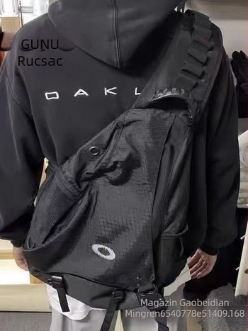 Rucsac tactil brodat, ușor și durabil, capacitate 36–55 L, compatibil cu laptop de 14 inci, nylon material, impermeabil