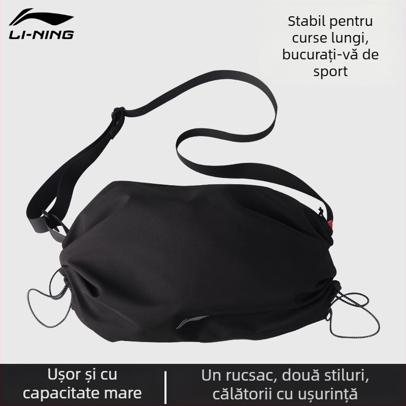 Geantă Li Ning pentru ciclism, crossbody – multifuncțională, pentru sport, uz zilnic și navetă