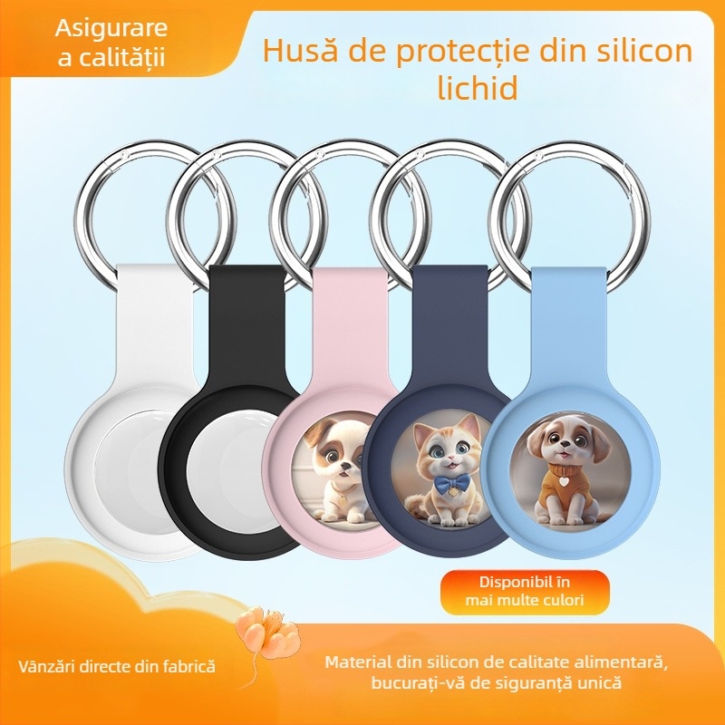 Tracker Bluetooth GPS pentru biciclete, persoane în vârstă și animale de companie — corp ABS, 8 g, compatibil Android și iOS, interfață Bluetooth