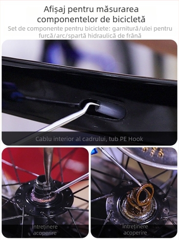 Lebycle unealtă cu cârlig de formă specială pentru întreținerea furcii din față a bicicletei – demontarea sigiliului de ulei, rulmentului și inelului etanș