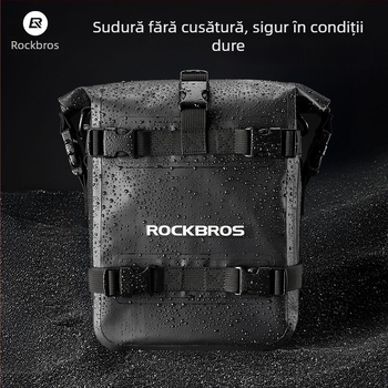 Geantă de tip tail pentru motocicletă, impermeabilă și rezistentă la uzură pe partea laterală, PVC+POM, 5 L, modelul 30140103001 as-095-1