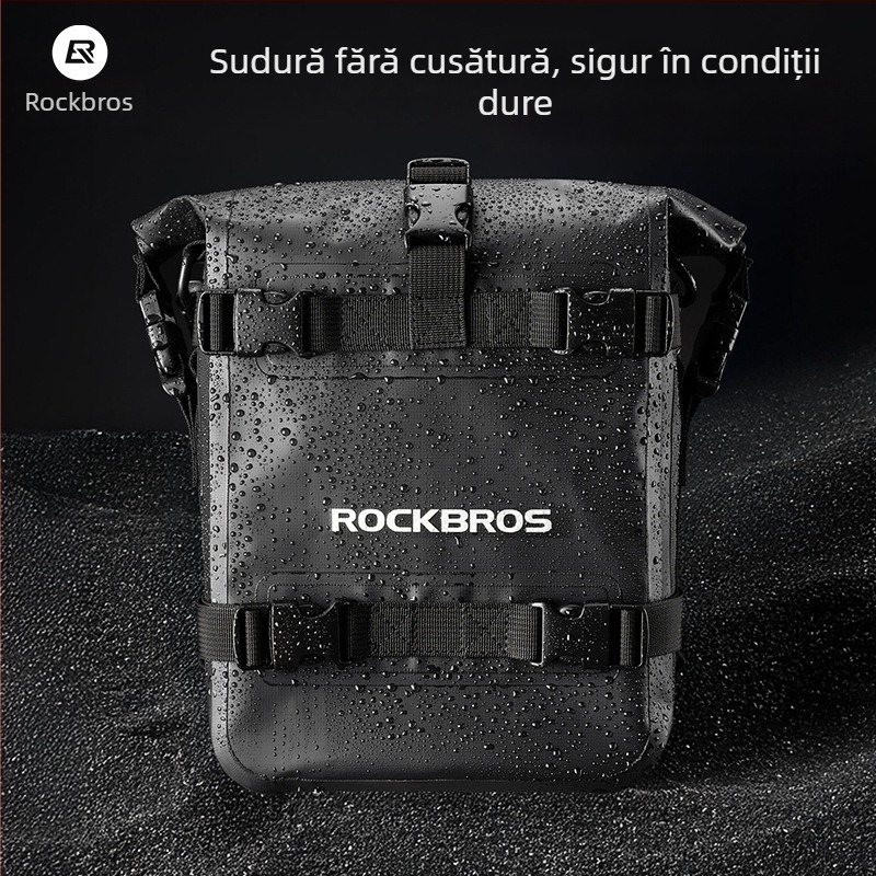 Geantă de tip tail pentru motocicletă, impermeabilă și rezistentă la uzură pe partea laterală, PVC+POM, 5 L, modelul 30140103001 as-095-1