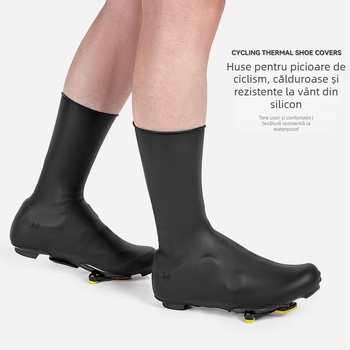 Acoperitoare pentru pantofi de ciclism, T.mummy, silicon, impermeabile, calde și rezistente la vânt, antiderapante