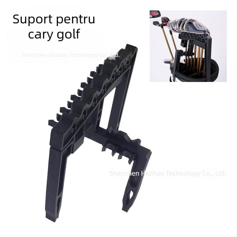 Efunist Suport pentru geantă de golf – Clemă din plastic rezistentă pentru protecția crosei de fier