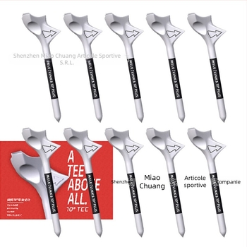 GVOVLVF Tee pentru golf – Design înclinat de 10°, accesoriu din plastic pentru golf