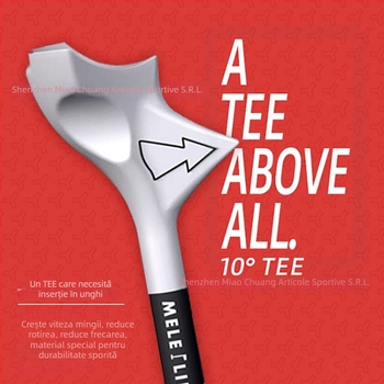 GVOVLVF Tee pentru golf – Design înclinat de 10°, accesoriu din plastic pentru golf