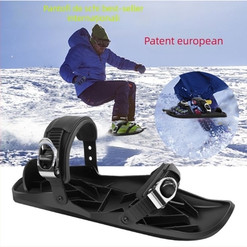 Snowshoe MT-0098 cu închidere cu bandă elastică, partea superioară PU, pentru schi