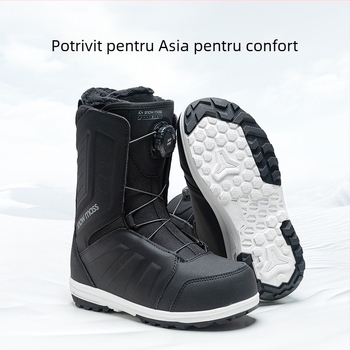 SNOWMASS bocanci de snowboard – Închidere cu cataramă; Partea superioară Pu + țesătură impermeabilă; Înălțime peste 20 cm; Talpă din cauciuc; Talpă intermediară EVA