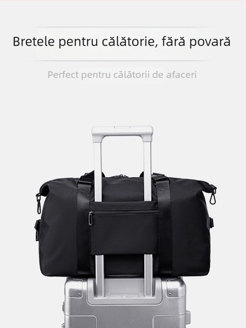 Geantă de călătorie cu separator umed-uscat, unisex, nailon, impermeabilă, capacitate 20-35L