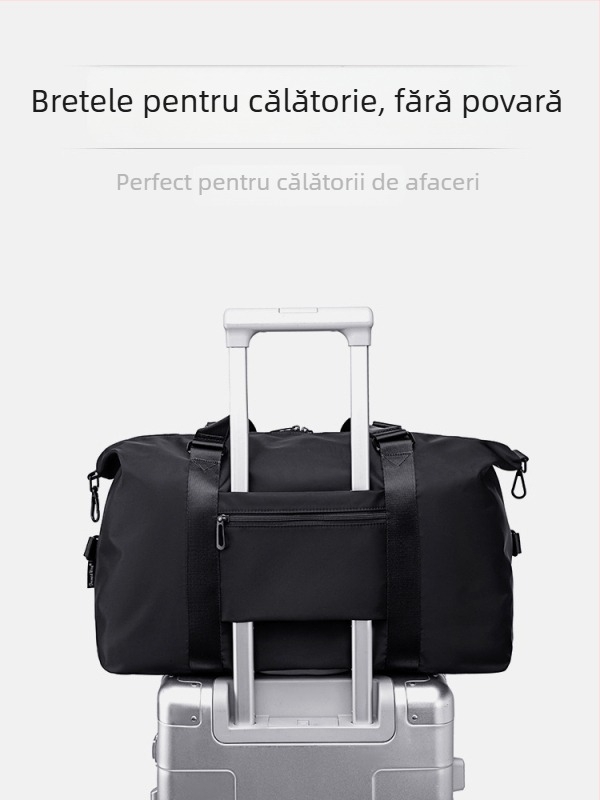 Geantă de călătorie cu separator umed-uscat, unisex, nailon, impermeabilă, capacitate 20-35L