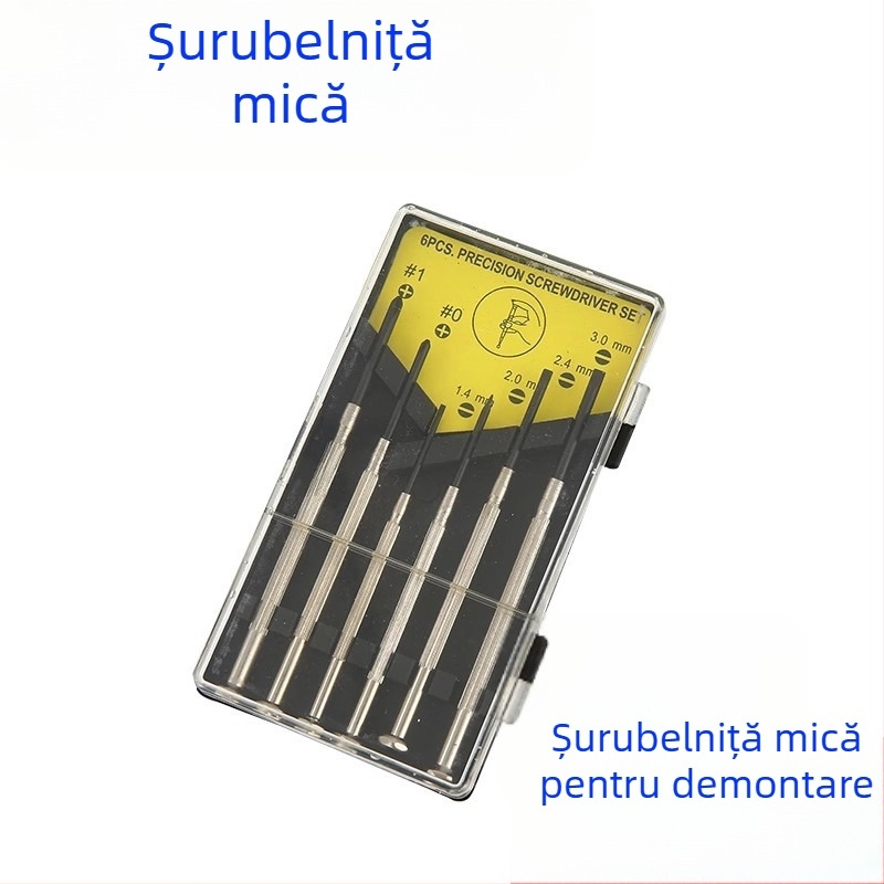 Set șurubelnițe pentru ceas Mingyu, 6 piese, magnetice, izolate, oțel CR-V