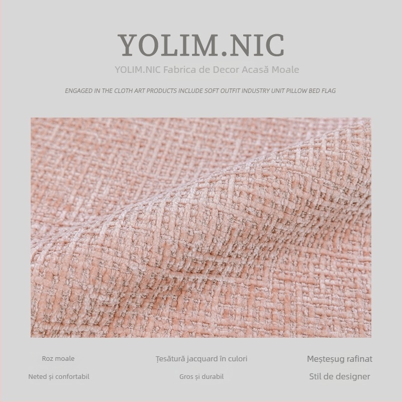 Cuvertură chenille pentru pat - Stil Nordic pentru camera copiilor, produs premium, nivel hotelier, poliester, culoare solidă