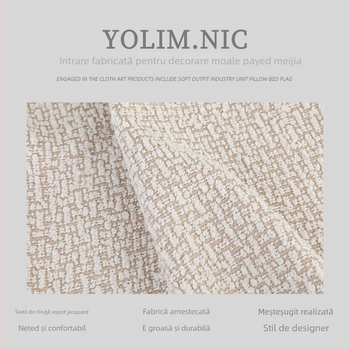 Pătură cu ciucuri și textură circulară - stil hotelier, modern minimalist, personalizabil, logo imprimat, premium