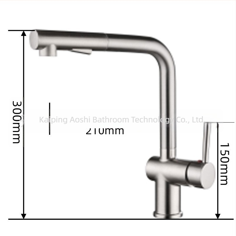 Robinet de bucătărie 3 în 1 pentru purificarea apei, din cupru integral, cu țeavă PEX retractabilă, model S08, supapă cu disc ceramic