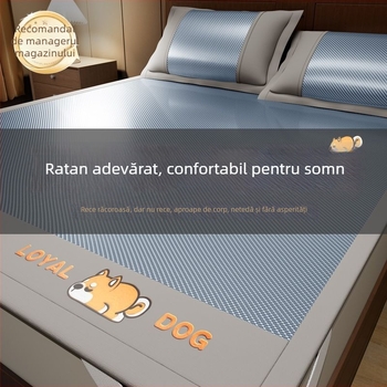 Set trei covorașe din ice silk, cu broderie, stil chinezesc, calitate de primă clasă - Must Buy