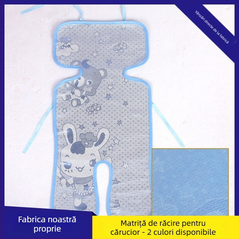 Covoraș pentru scaunul de la cărucior — din paie, pernă universală pentru scaun