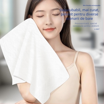 USTEL Prosop de față comprimat, de unică folosință – non-țesut, ≥50 g, 6 buc./ambalaj, 288 ambalaje/cutie