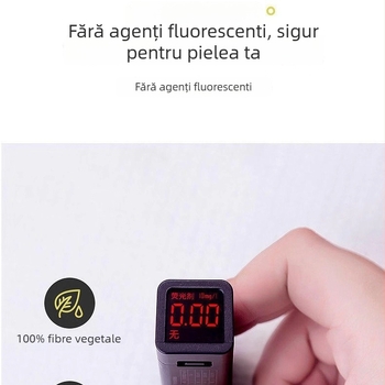 Prosop de față comprimat, unică folosință, din fibră nețesută, îngroșat, pentru călătorii