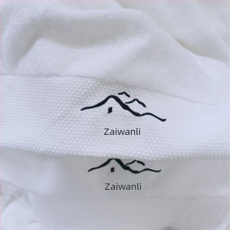 Prosoape de hotel din bumbac 100%, 150 g, fir 16s, fir multiplu (ply yarn), broderie și tiv, țesătură simplă, absorbție 11–15 s