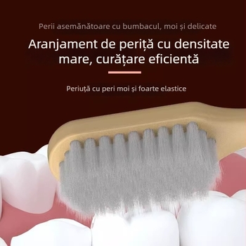 First Benefit Set cadou: Periuțe de dinți manuale, set de 6 cu peri moi ultra și 3 prosoape din bumbac 100%