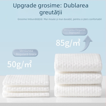 Prosop de baie comprimat, de unică folosință, pentru înfășurare, din bumbac, absorbție rapidă 0-5 s