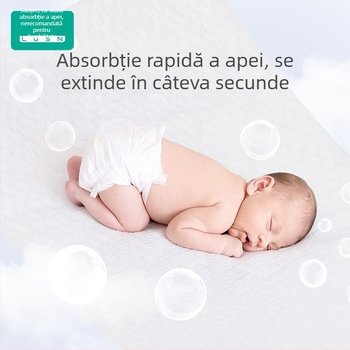 Prosop de baie de unică folosință pentru sugari și copii, ambalat individual, îngroșat și mărit, din fibre.