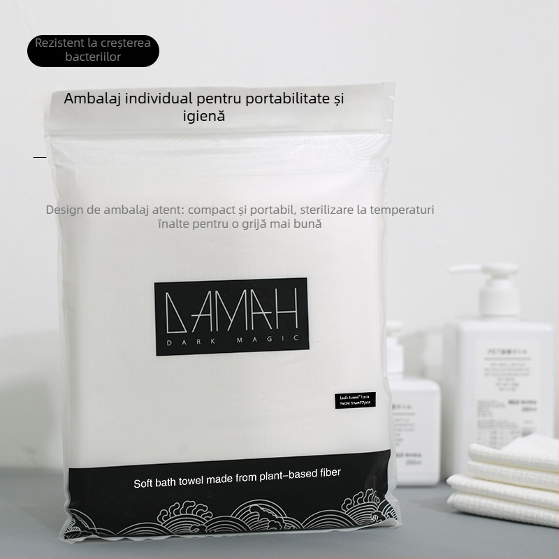 Prosop de baie și prosop de față, de unică folosință – extra gros, 70% fibre de viscose, 30% material nețesut, absorbție 5–10 s