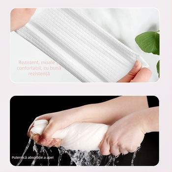 Prosop de unică folosință pentru băița picioarelor și bucătărie — absorbant, nețesut, îngroșat, în rolă