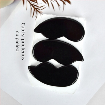 Piată de masaj din obsidian, piatră naturală de cristal brut, cod produs Zj34, marcă Sgj shi guangji, stil modern minimalist